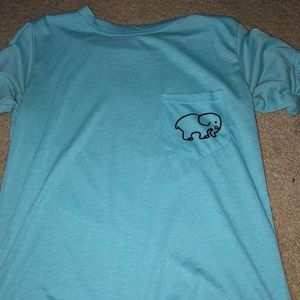 light blue ivory ella shirt